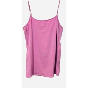FADED GLORY SPAGHETTI STRAP ROUND NECK TANK TOP, WOMENS, XL (16/18), LAVENDER
